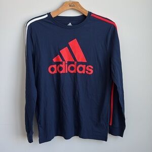 Adidas Long Sleeve Tee Shirt Boy's XL (18-20)